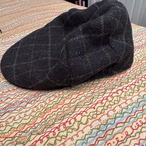 Weatherproof Vintage Men's Driving Cap Newsboy Hat Grey, Size M/L Wool Blend - Picture 4 of 7